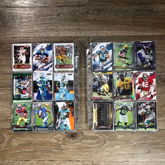 Football Card Lot Collection Topps Score Various Teams NFL Trading Cards - Picture 6 of 12